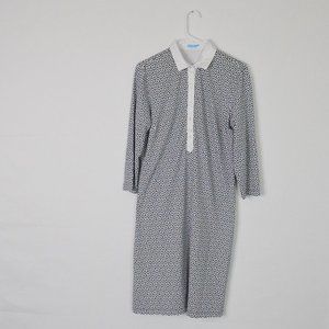 J McLaughlin Geometric Shirt Dress Collared Large